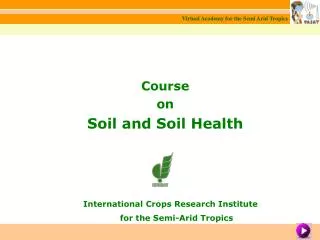 Course on Soil and Soil Health