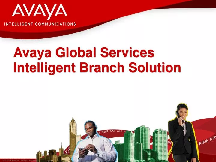 avaya global services intelligent branch solution
