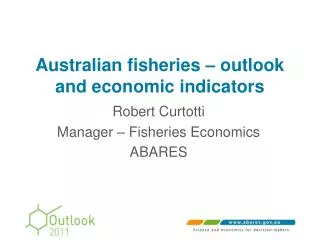 Australian fisheries – outlook and economic indicators
