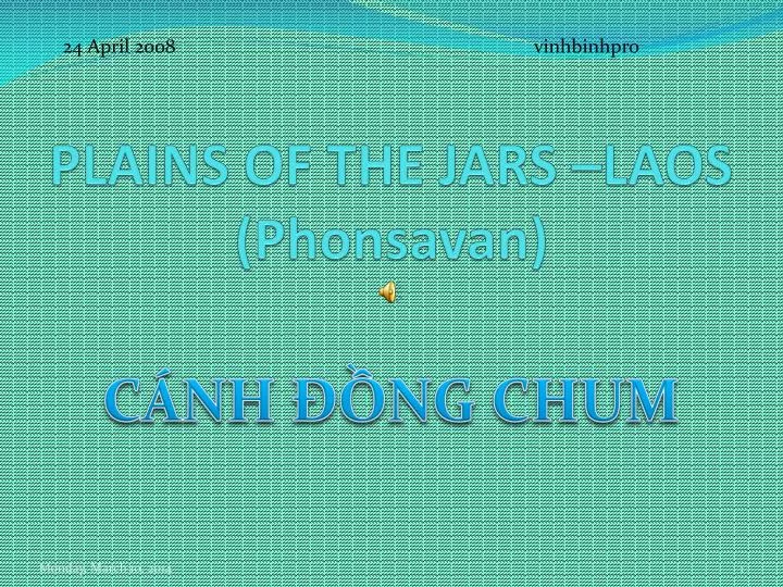 plains of the jars laos phonsavan