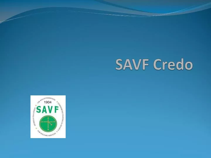 savf credo