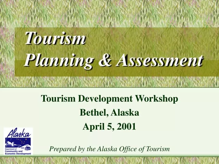 tourism planning assessment