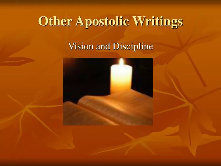 other apostolic writings