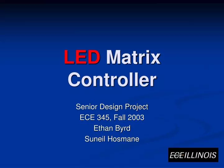 led matrix controller