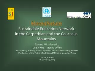 Move4Nature Sustainable Education Network in the Carpathian and the Caucasus Mountains