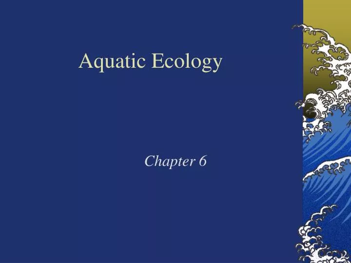 aquatic ecology