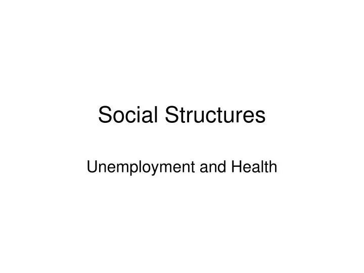 social structures