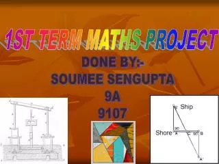 1ST TERM MATHS PROJECT