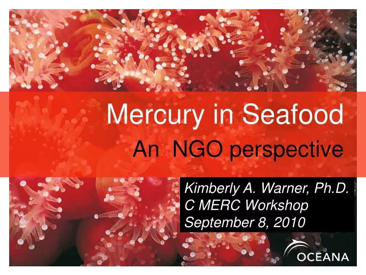 mercury in seafood an ngo perspective