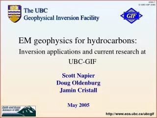 The UBC Geophysical Inversion Facility