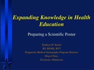 Expanding Knowledge in Health Education