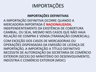 importa es