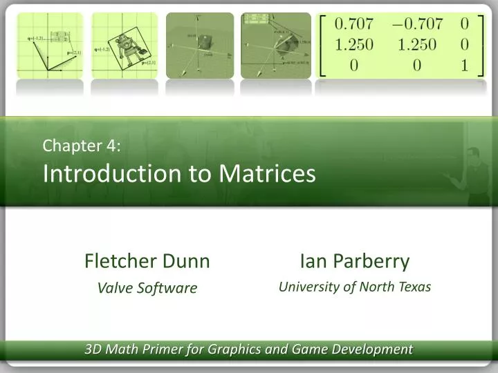 chapter 4 introduction to matrices