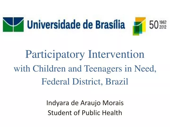 participatory intervention with children and teenagers in need federal district brazil