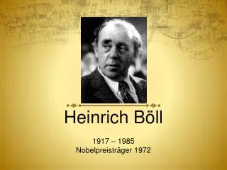 heinrich b ll