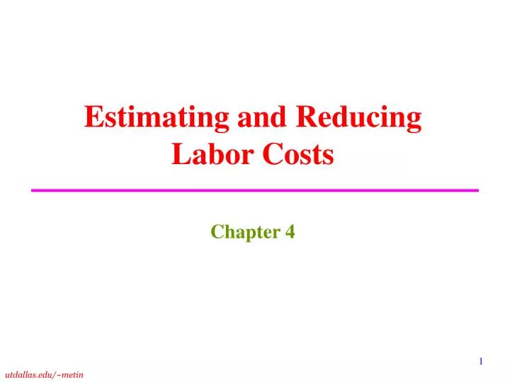 Cost Prof Unit I - Module 21 Costing Techniques The basic types of cost  estimates. - ppt download