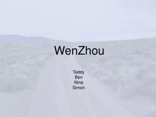 WenZhou