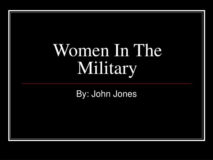 women in the military