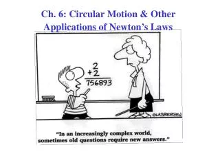 ch 6 circular motion other applications of newton s laws