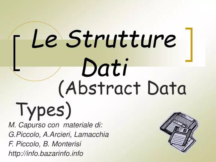 le strutture dati