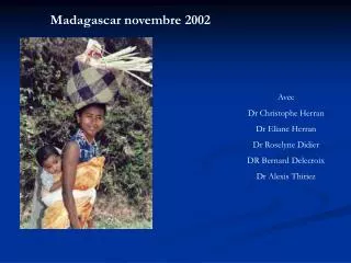 Madagascar novembre 2002