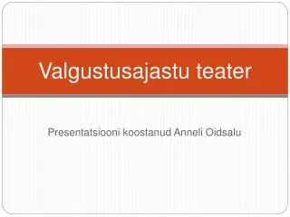 Valgustusajastu teater