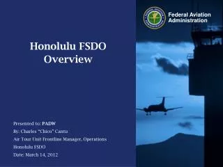 Honolulu FSDO Overview