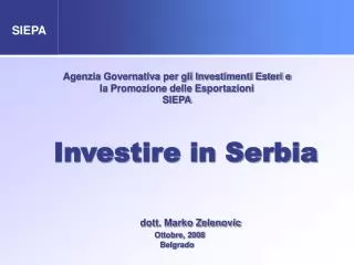 investire in serbia