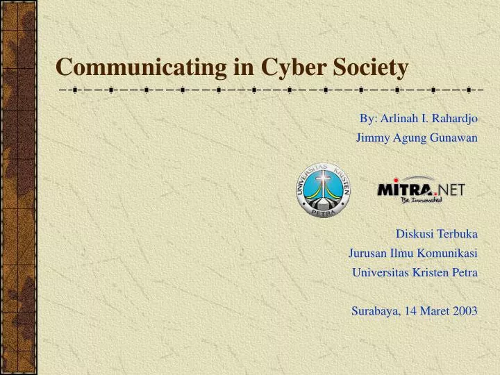 communicating in cyber society