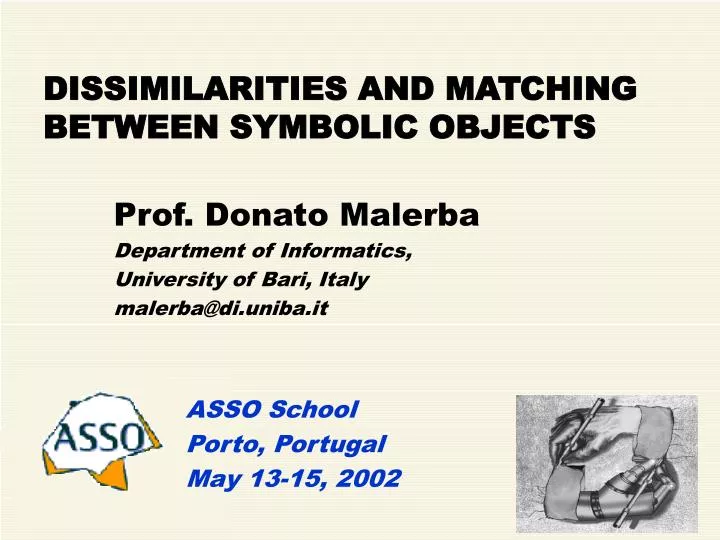 dissimilarities and matching between symbolic objects