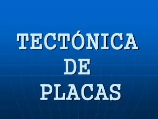 tect nica de placas