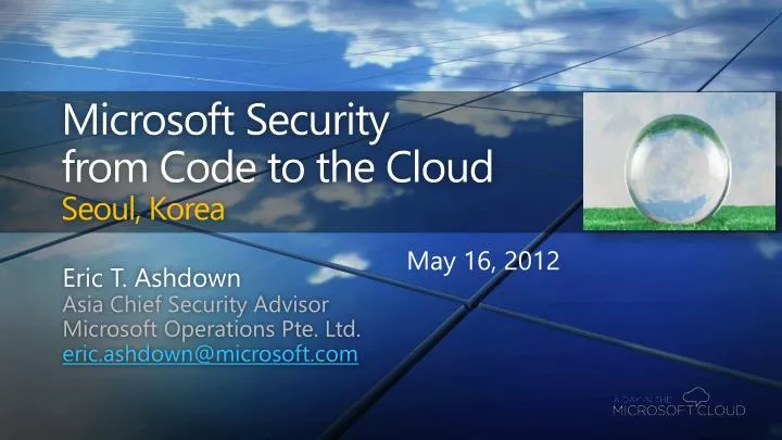 microsoft security from code to the cloud seoul korea