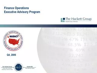 Finance Operations Executive Advisory Program