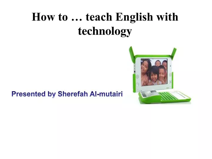 how to teach english with technology