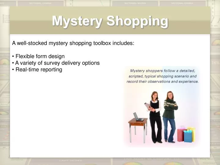 mystery shopping