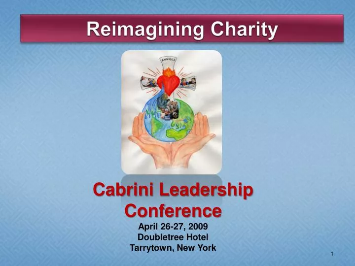 reimagining charity