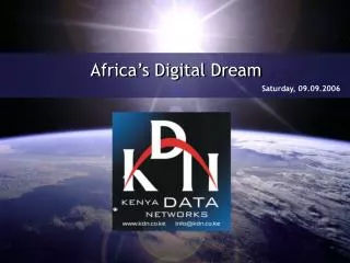 Africa’s Digital Dream