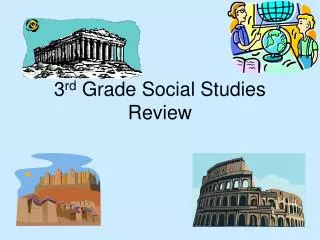 3 rd Grade Social Studies Review