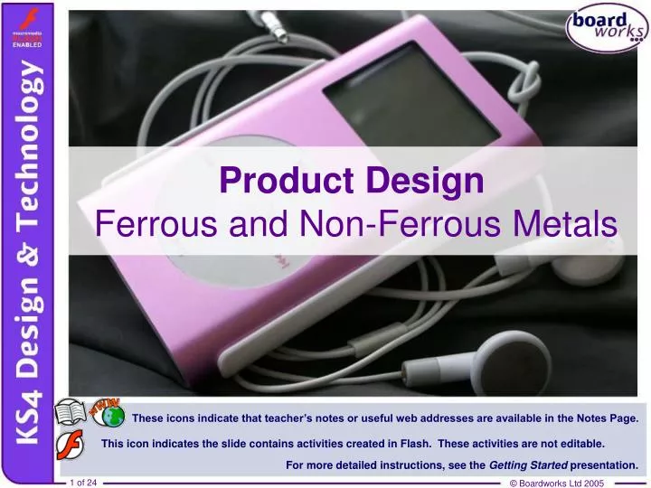 product design ferrous and non ferrous metals
