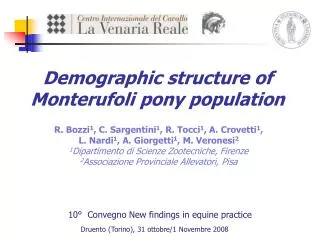 Demographic structure of Monterufoli pony population