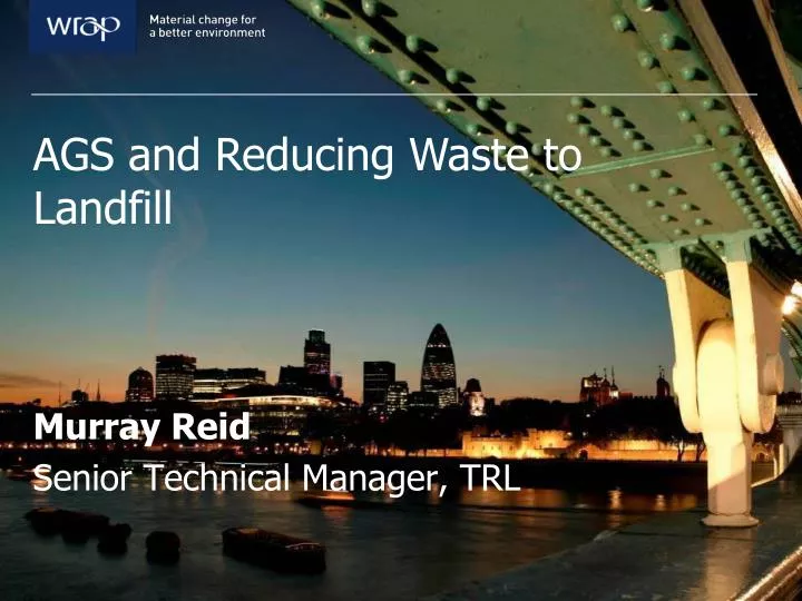 murray reid senior technical manager trl