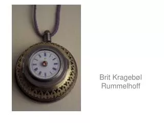 Brit Kragebøl Rummelhoff