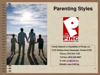 Family Network on Disabilities of Florida, Inc. 2735 Whitney Road Clearwater, Florida 33760 Phone: (727)