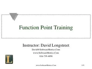 Function Point Training