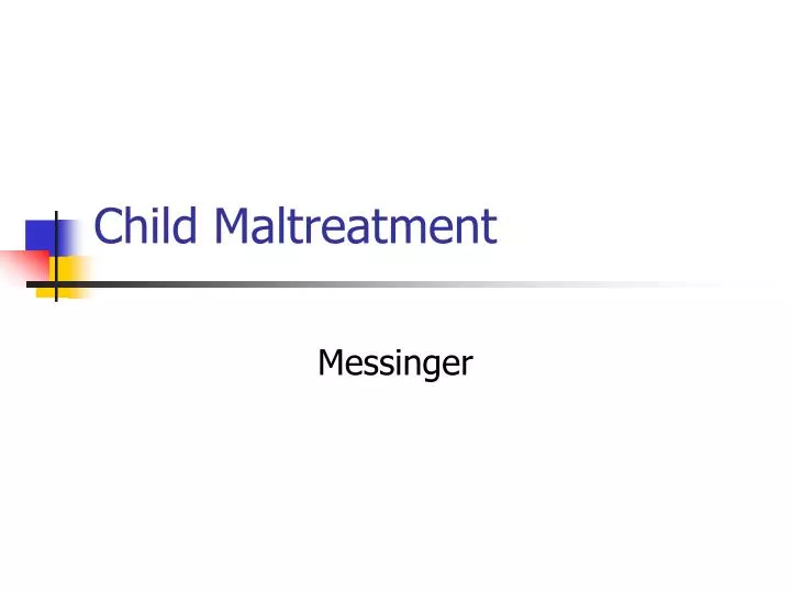 child maltreatment