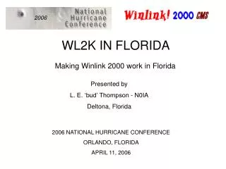 WL2K IN FLORIDA