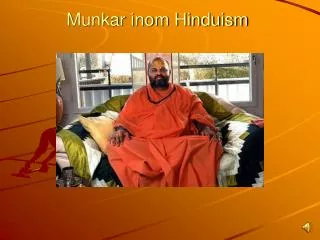 Munkar inom Hinduism