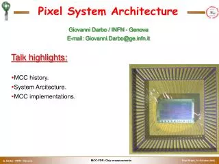 Pixel System Architecture