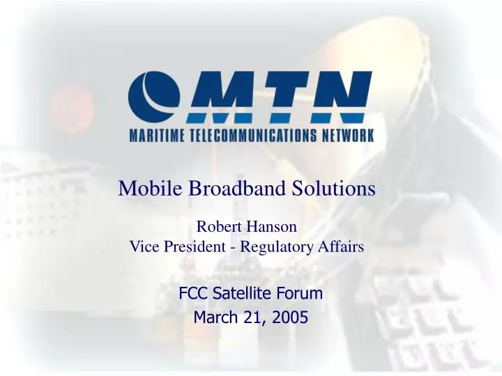 fcc satellite forum march 21 2005