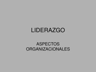 liderazgo